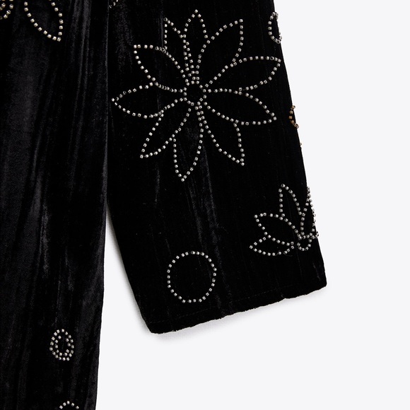 ZARA EMBROIDERED KIMONO COAT LIMITED EDITION - Picture 6 of 7